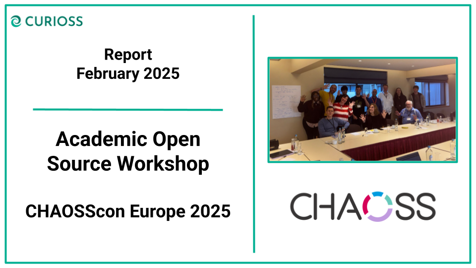 Academic Open Source Workshop at CHAOSSCon Europe 2025
